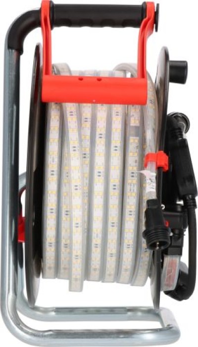 Brennenstuhl LED-Lichtschlauch BS2540SI S auf Aufbewahrungstrommel, 25m, 4000K, einseitig, (IP44), 1171028010