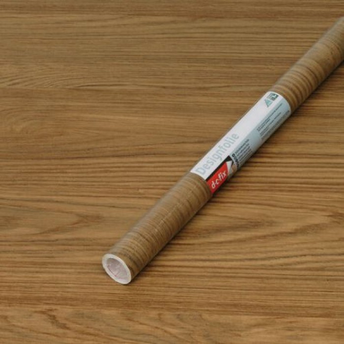 d-c-fix Klebefolie Casella Oak brown, 45 cm x 2 m, selbstklebende Deko-Folie für Möbel, F3460707