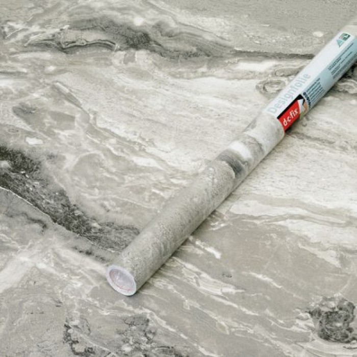 d-c-fix Klebefolie Paladina greige, 67,5 cm x 2 m, selbstklebende Deko-Folie für Möbel, F3468230