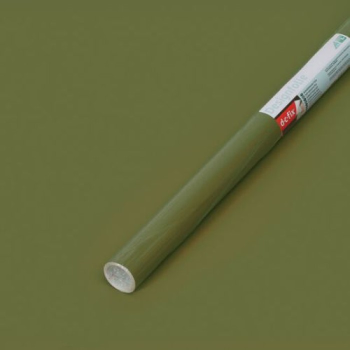 d-c-fix Klebefolie Olive green, 45 cm x 2 m, selbstklebende Deko-Folie für Möbel, F3460713