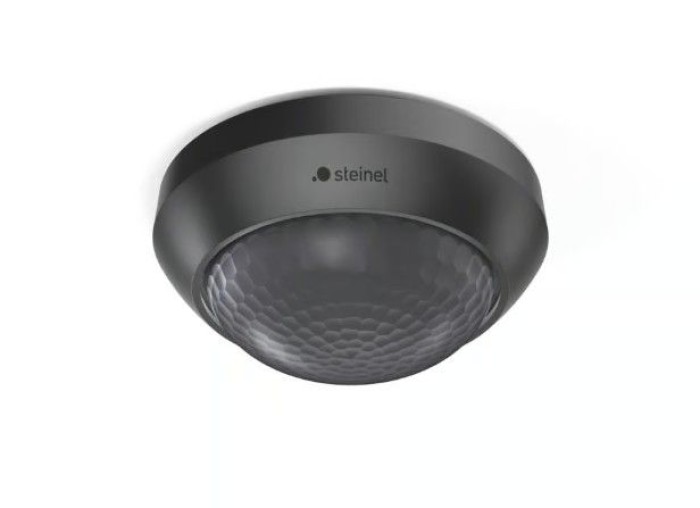 Steinel Bewegungsmelder IS 360-3 schwarz, 2000 W, 360° Sensor, 12 m Reichweite, 006525