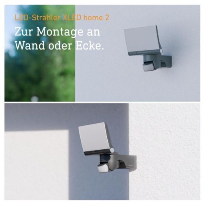 Steinel XLED Home 2 S LED-Strahler, Bewegungsmelder, 13,7 W, 180°, 10 M Reichweite, 033064