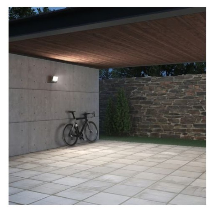 Steinel LED-Außenstrahler XLED ONE S weiß, 180°-Bewegungsmelder, 065256