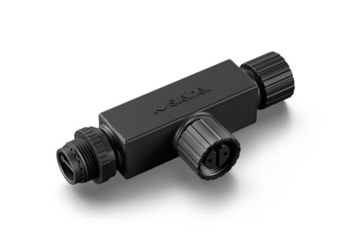 Steinel T-Verbinder 24 V, für 24V Garten-Lichtsystem, IP67, 089306