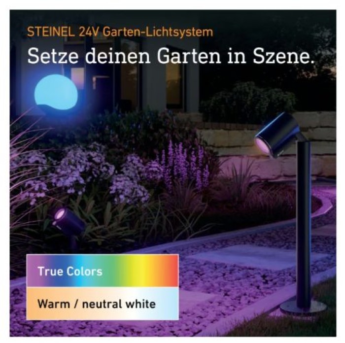 Steinel Wegeleuchte Spot Way C 24V, App-Steuerung, Ohne Sensor, 089337