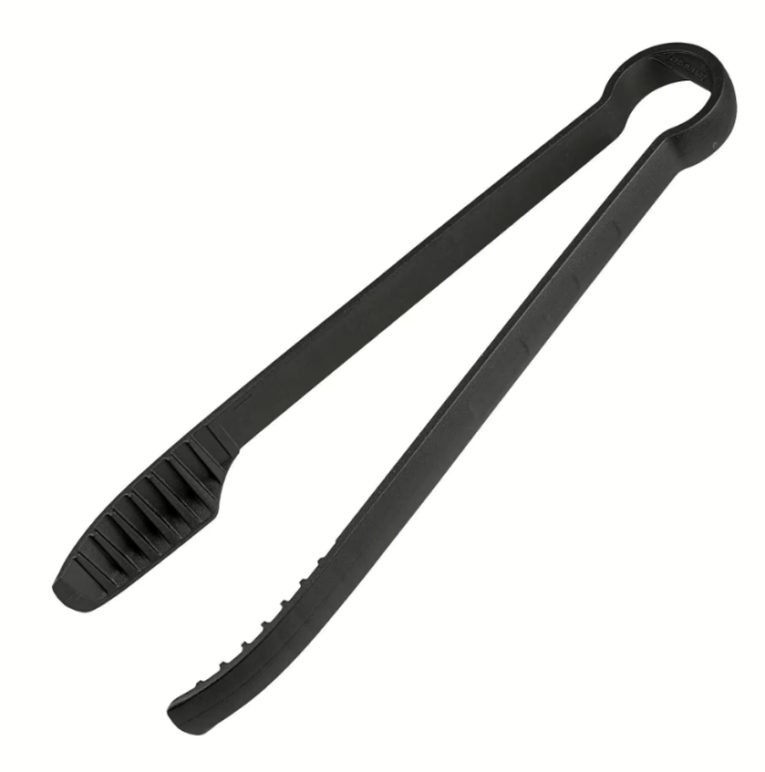 Fackelmann Grillzange, schwarz, 32,5 cm, 40199