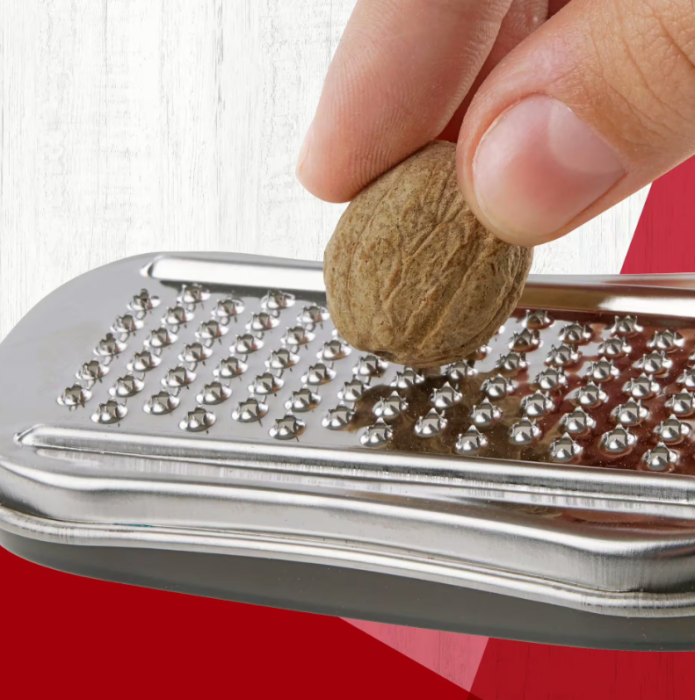 Fackelmann Muskatreibe mit Deckel, 9x5cm, 45430