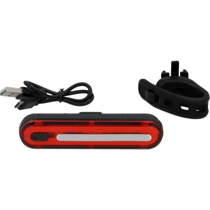 Fischer Batterie LED/USB Rückleuchte Stab mit Universalhalterung 50089