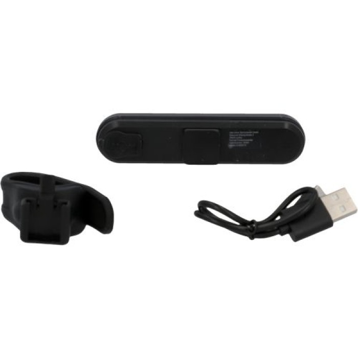 Fischer Batterie LED/USB Rückleuchte Stab mit Universalhalterung 50089