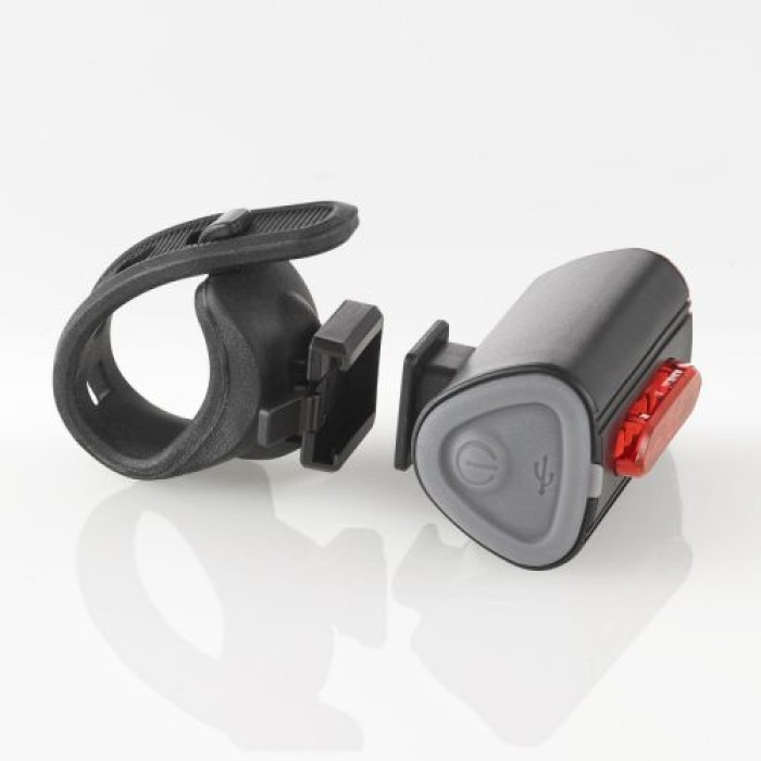 Fischer Akku Rücklicht Twin mit Bodenbeleuchtung 50326