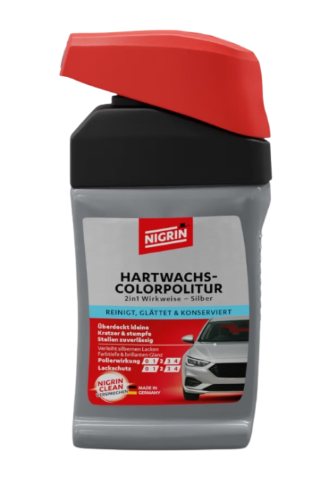 NIGRIN Hartwachs-Colorpolitu, silber, 300 ml, 72947