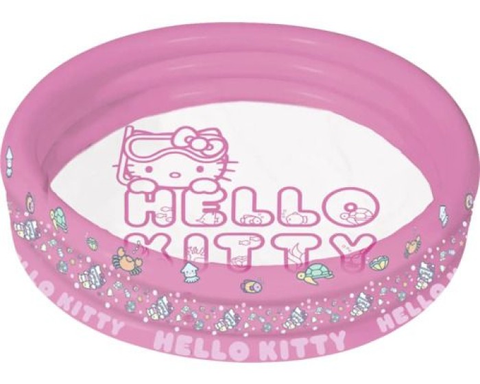 Happy People Hello Kitty 3-Ring-Pool ca. 122x23 cm, bedruckter Boden, 16971