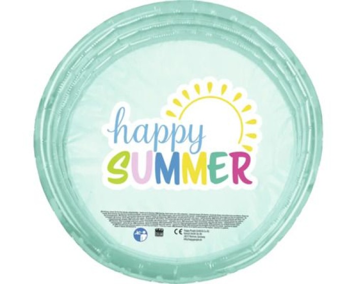 Happy People Happy Summer Pool ca.100x23cm aufgebl., 3 Ringe, 77448