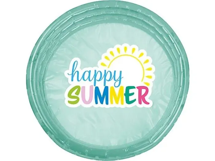 Happy People Happy Summer Pool ca 122x23cm aufgebl.,3 Ringe, 77449