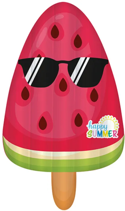 Happy People Happy Summer Kindermatratze Melone, aufgeblasen, ca. 72x38 cm, 77454