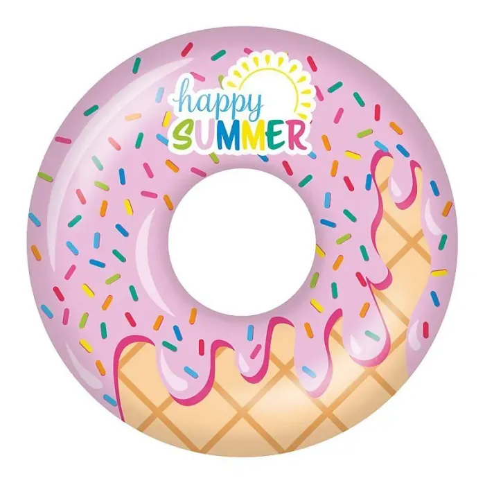 Happy People Happy Summer Schwimmring Eis aufgebl. ca. 79x20 cm, 77457