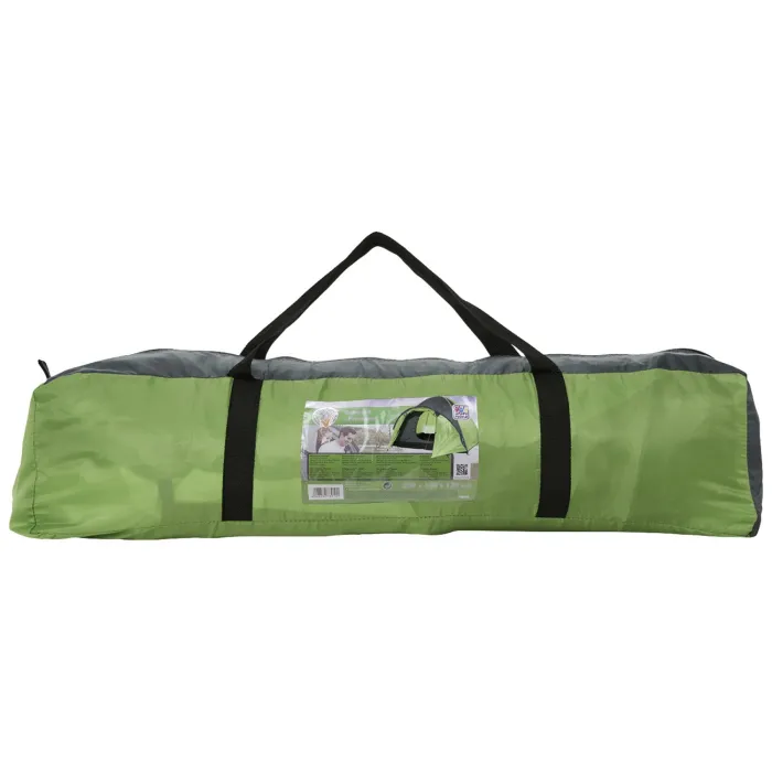 Happy People Doppeldachzelt Iglu für 3 Personen ca. 60+180x205x130 cm, grün/grau, 78929