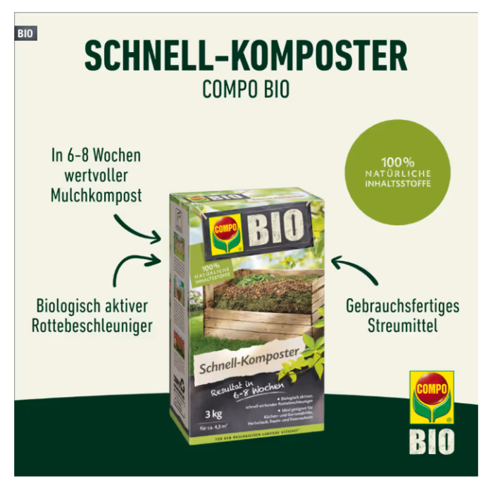 COMPO BIO Schnellkomposter 3 Kg, 24999