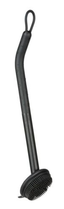 WENKO Spülbürste Cuvo, Reinigungsbürste mit ergonomischem Griff & Schaber, 55033100