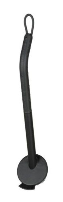 WENKO Spülbürste Cuvo, Reinigungsbürste mit ergonomischem Griff & Schaber, 55033100