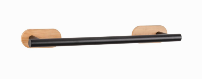 Wenko Turbo-Loc® Badetuchstange Mod. Orea Bamboo Befestigung ohne bohren, 25368100