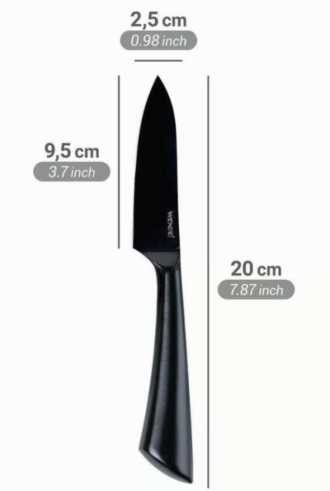 Wenko Gemüsemesser Mod. Ace aus rostfreiem Edelstahl, 55058100