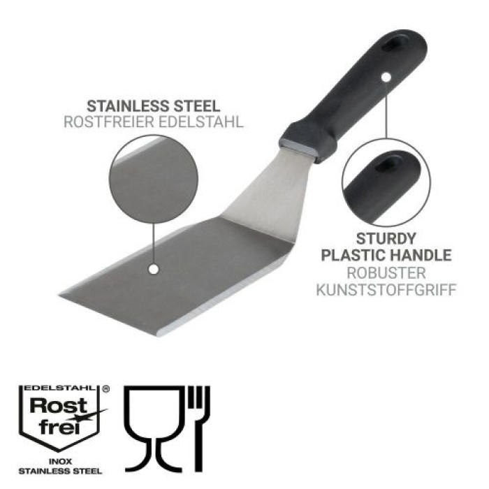 Wenko Plancha Spachtel BBQ Edelstahl, 55052100