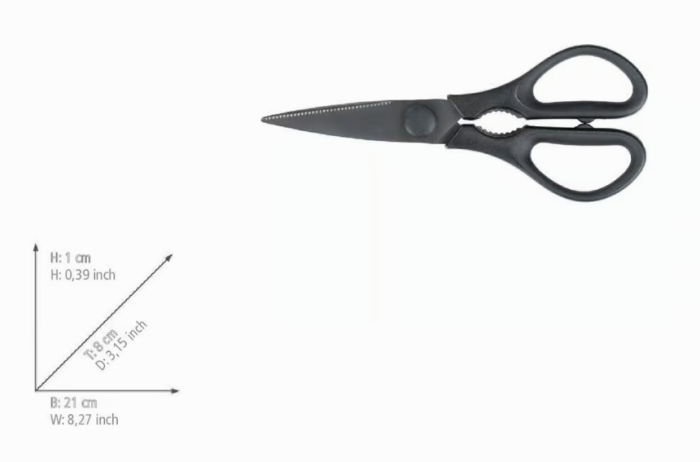 Wenko Küchenschere Mod. Sico Universalschere mit ergonomischem Griff, 55060100