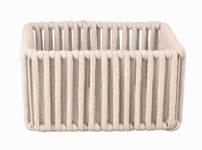 Wenko Badkorb Mod. ZOVO M Natur mit Baumwoll-Polyester-Kordel, 25873197