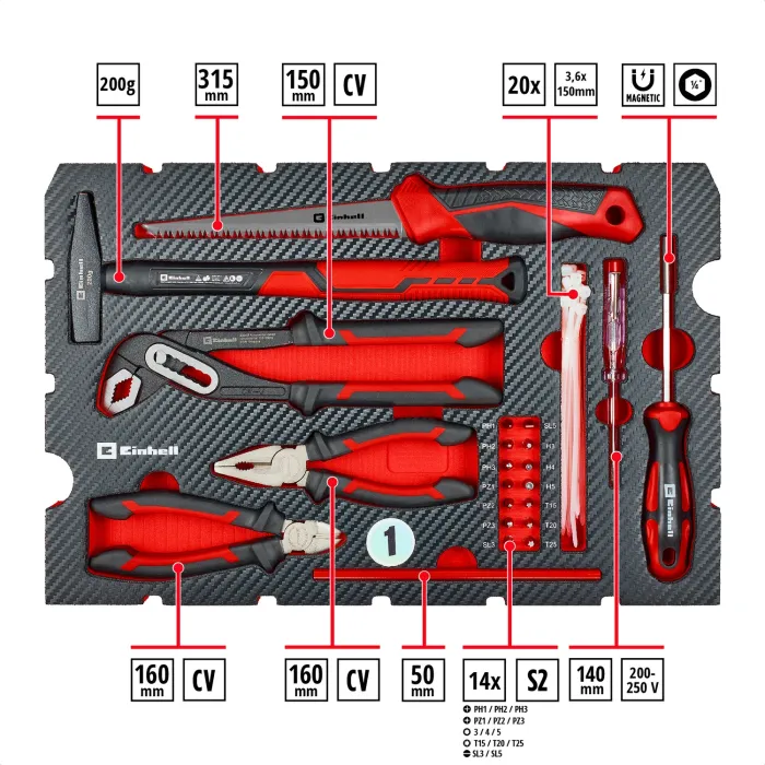 Einhell Adventskalender 2026 E-Case, 370500