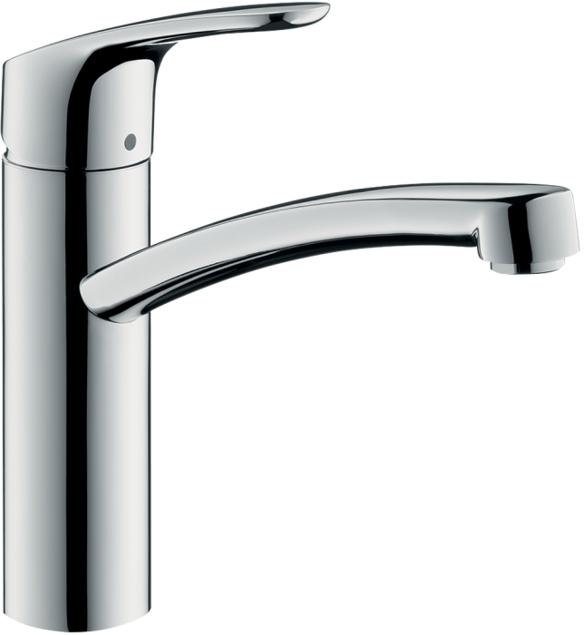 hansgrohe Focus M41 Einhebel-Küchenmischer 160, Niederdruck/offene Warmwasserbereiter, 1jet, 31804000
