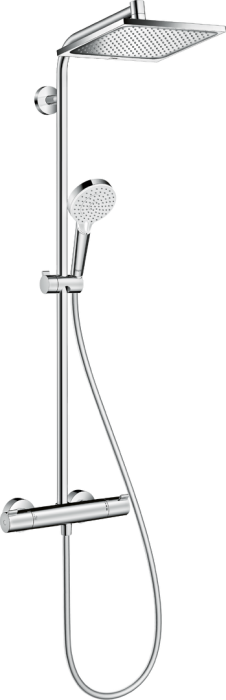 hansgrohe Crometta E Showerpipe 240 1jet EcoSmart mit Thermostat, 27281000