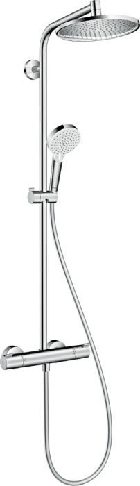 hansgrohe Crometta S Showerpipe 240 1jet EcoSmart mit Thermostat, 27268000