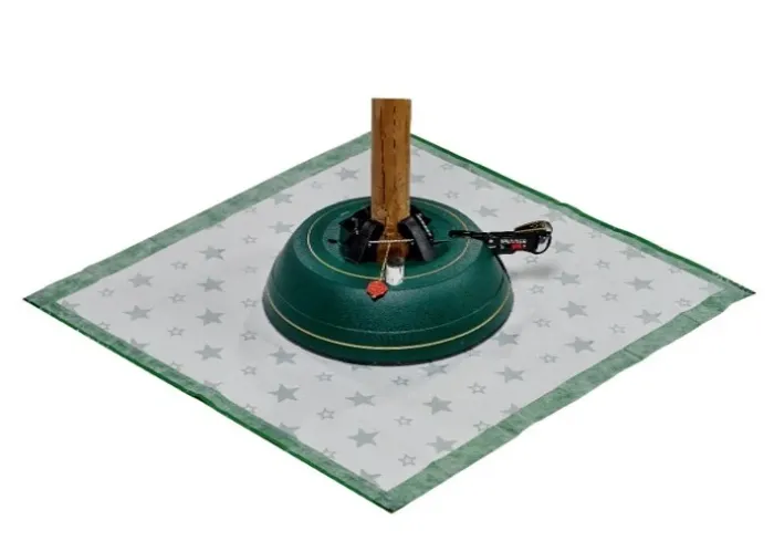 Krinner Christbaum Weihnachtsbaum Unterlegdecke Grün, 80x80cm,91101