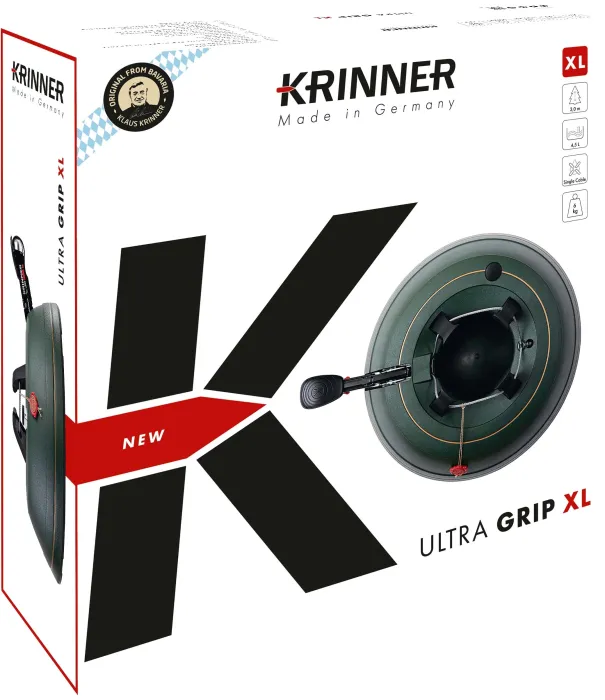 KRINNER Christbaumständer Ultra Grip XL, 4,5L, für Bäume bis 300 cm, 94445