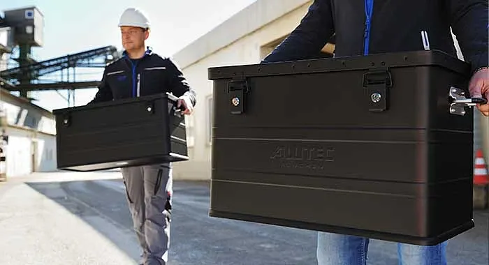 ALUTEC Aluminiumbox CLASSIC 142, 2011142BLACK