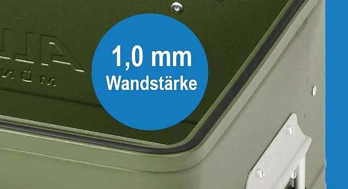 ALUTEC Aluminiumbox INDUSTRY 92 GREEN, 2013092GREEN