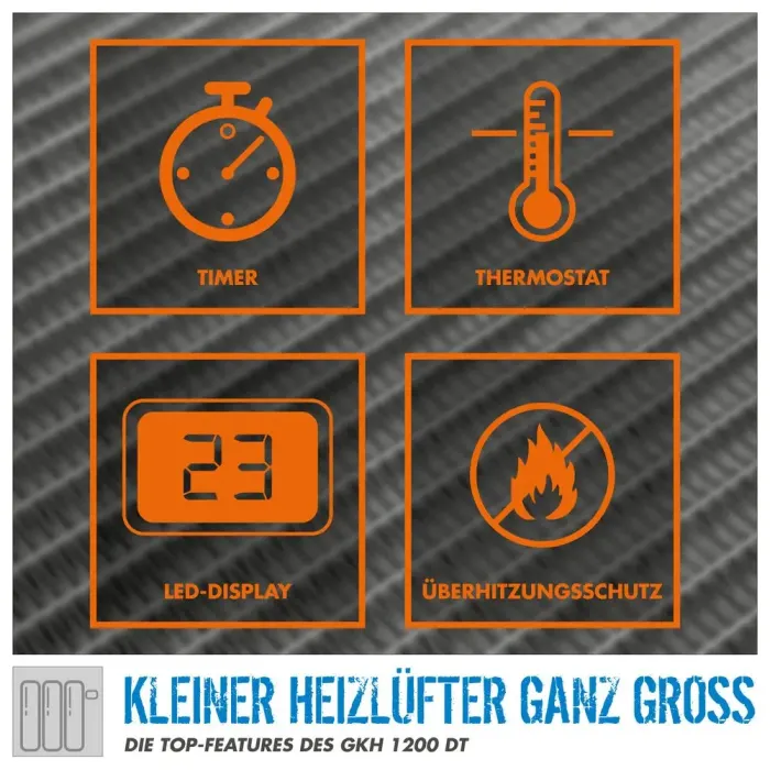 Güde Keramik Heizlüfter GKH 1200 DT, 85173 Güde Keramik Heizlüfter GKH 1200 DT, 85173