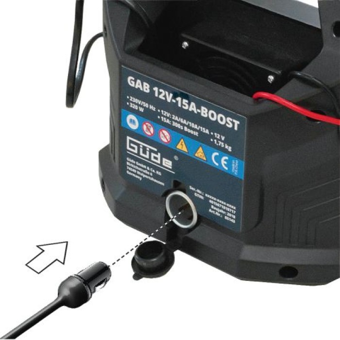 Güde Q9 Auto Batterieladegerät Ladegerät GAB 12V-15A-Boost, 85143