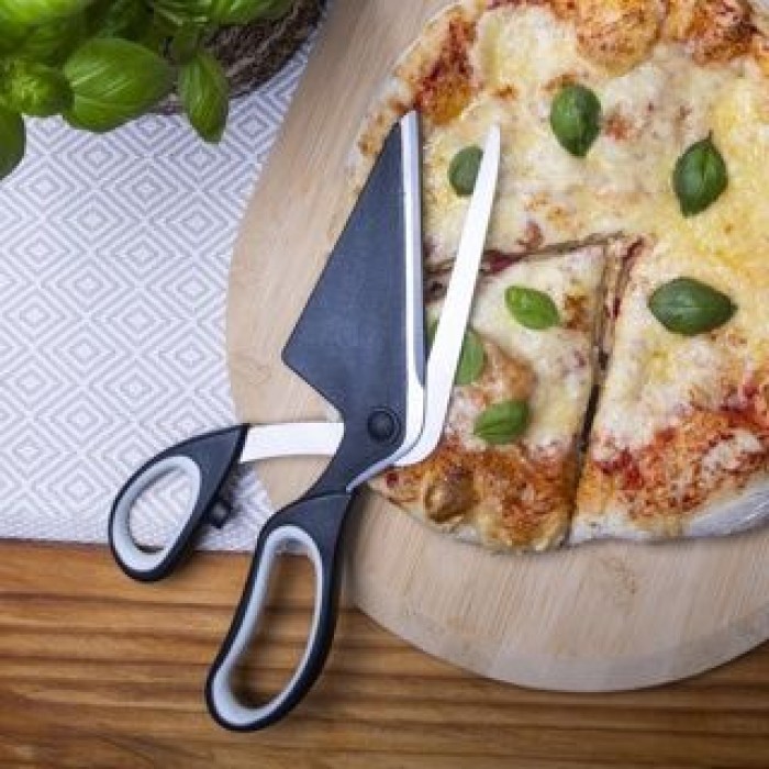 Haushalt International Pizzaschere aus Edelstahl, 11224