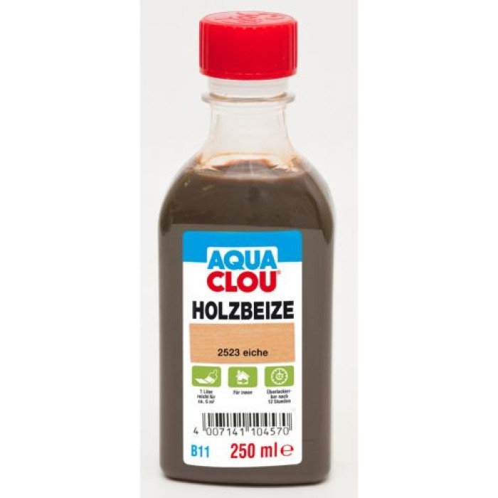 Clou B11 Aqua Holzbeize 250ml Nr: 2523 eiche, 2014070