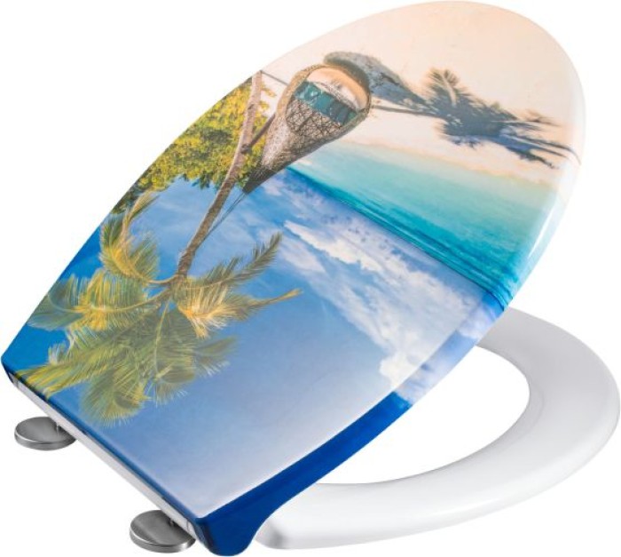 WELLWATER WC-Sitz Erholung, Duroplast, mit Absenkautomatik, ZWKSD2610