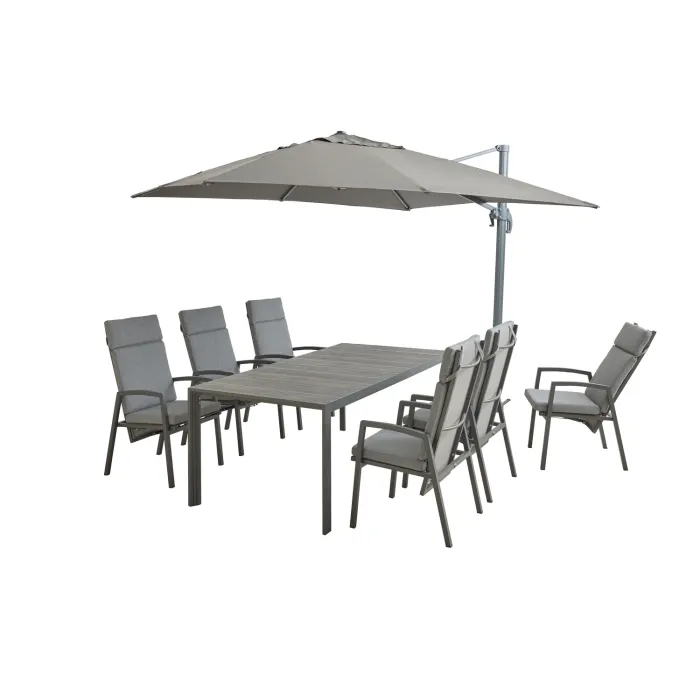 CASAYA Dining-Set New Tolosa, 7 teilig, Aluminium, 915110