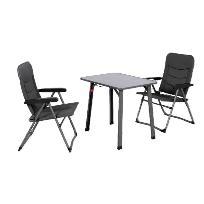 CASAYA VAN  3-teilig, 3D Mesh-Gewebe, Polywood-Tischplatte, grau,  915164