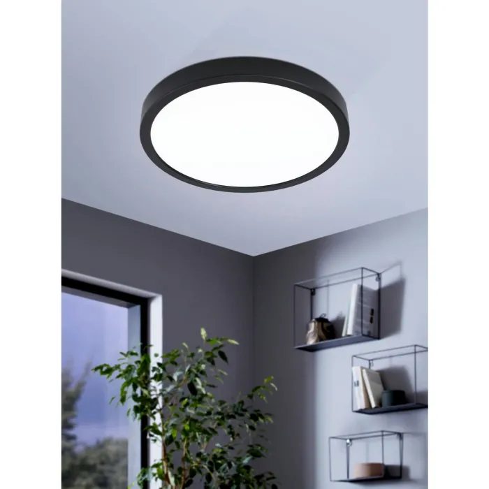 CASAYA LED Deckenleuchten, D.28, 20W, 2300LM, 3000K, Stahl, schwarz, 780062
