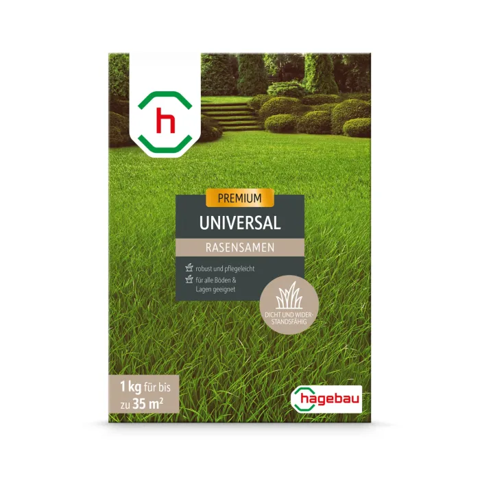 Rasensamen Universalrasen 1,0Kg Karton für 35 m2, 629500
