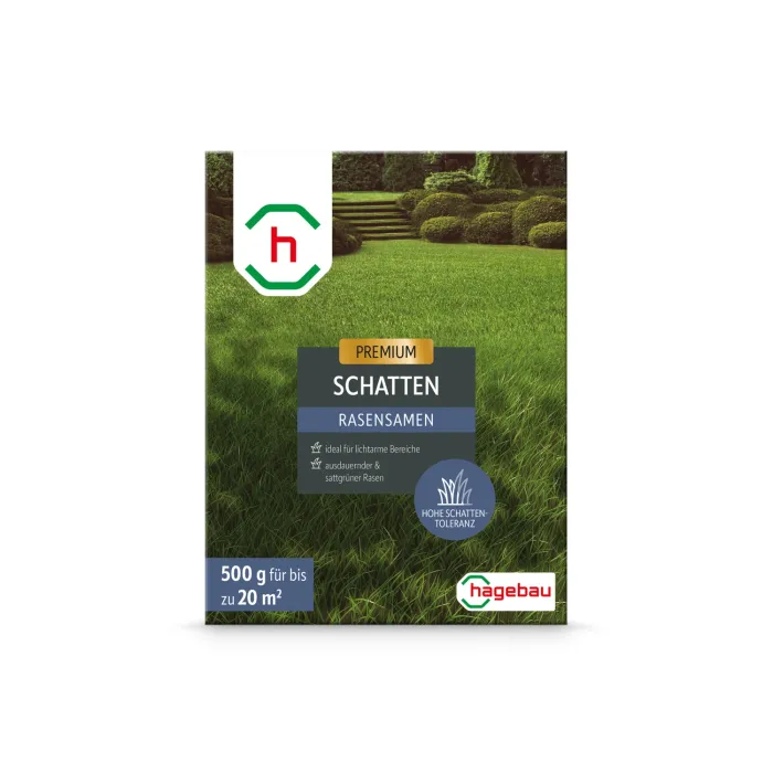 Rasensamen Schattenrasen 0,5Kg Karton für 20 m2, 629600