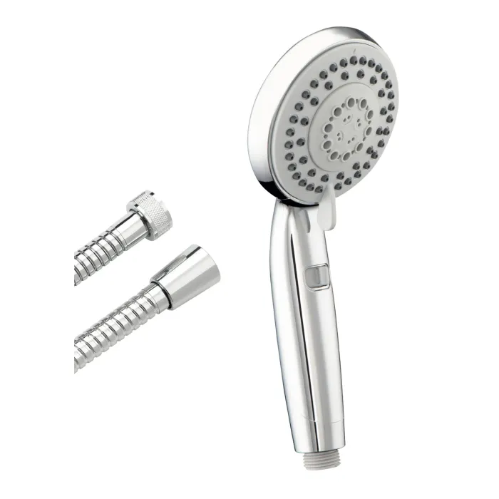 WELLWATER Brause-Set Darkon, 3 Strahlarten, chromfarben, 955187