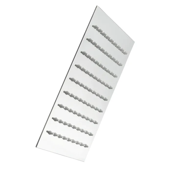 WELLWATER Brause Aera, LxB: 20 x 20 cm, eckig, chromfarben, 955206