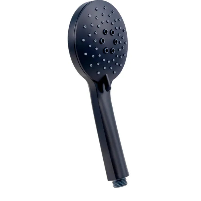 WELLWATER Handbrause Canola, 3 Strahlarten, schwarz, 955241